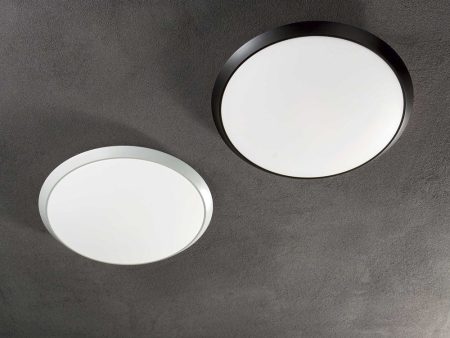 Gemma LED Ceiling Light 24w White, Black For Sale