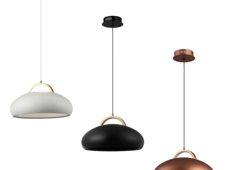 Kupol LED Pendant Light CCT in White, Black or Coffee Cheap