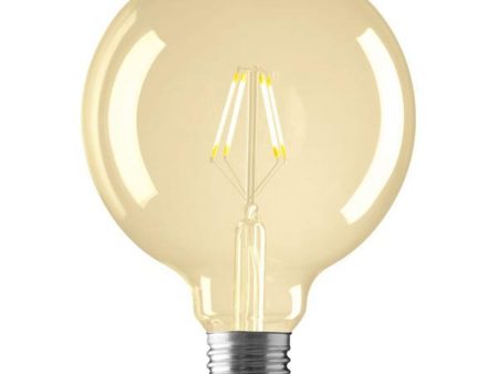 CLEARANCE LED Globe G125 4w in Amber Supply