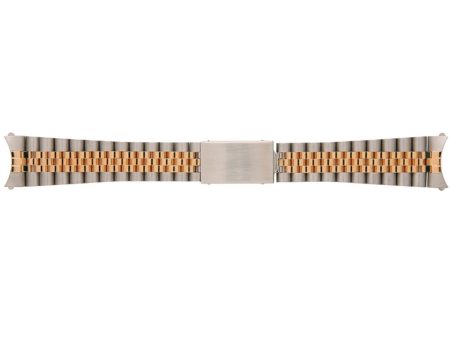 20mm Italian Jubilee Link 14K Yellow Gold & Stainless Steel Two-Tone Band Online Sale