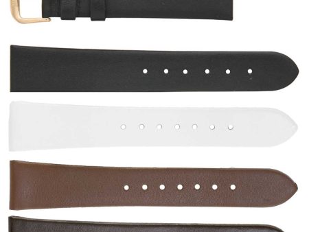 Banda No. 221 Smooth Calfskin Fine Leather Straps (6mm~22mm) on Sale