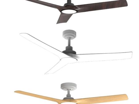 52  Cordoba DC Ceiling Fan Matt Black Walnut, Matt White, Matt White Oak with Light MCDC1333 Martec Lighting Online now