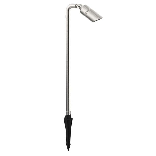 AQL-414 Hydra Adjustable Path Spike Light with Elbow Adapter Large Brushed Chrome, Black, Aged Brass Online