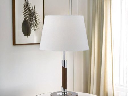 Belmore Table Lamp in Teak or Walnut For Cheap