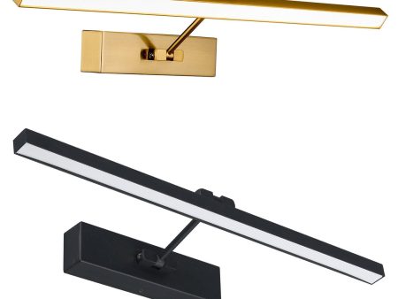 Focus Picture Light 10w In Black or Antique Brass Online now