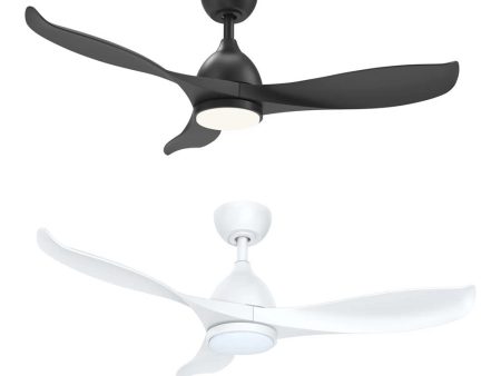 42  Scorpion DC Ceiling Fan Matt Black, Matt White with Light MSDC1033 Martec Lighting Sale