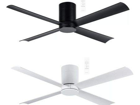 48  Carrara Smart WIFI DC Ceiling Fan Black, White MCDC124 Martec Lighting Hot on Sale