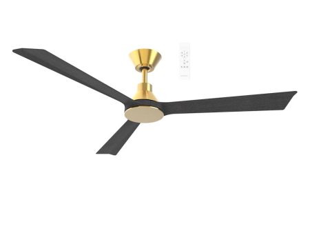 52  Riviera DC Ceiling Fan Antique Bronze Charcoal, Matt Black, Matt White MRDC133 Martec Lighting Online now