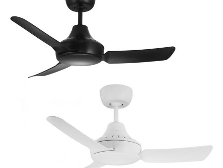 36  Stanza AC Ceiling Fan Black, White STA903XX Ventair For Sale