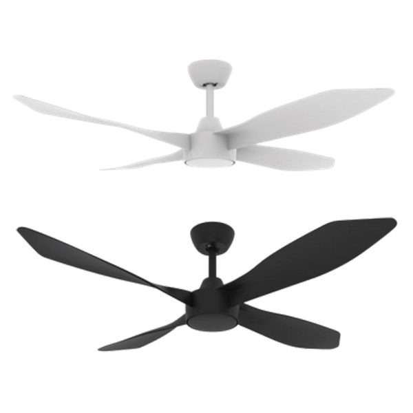 52  Blast DC Ceiling Fan White, Black 60148, 60149 Domus Lighting For Cheap