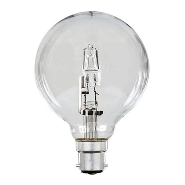 42w Halogen B22, G95 Globe Warm White 3000k Dimmable Online Sale