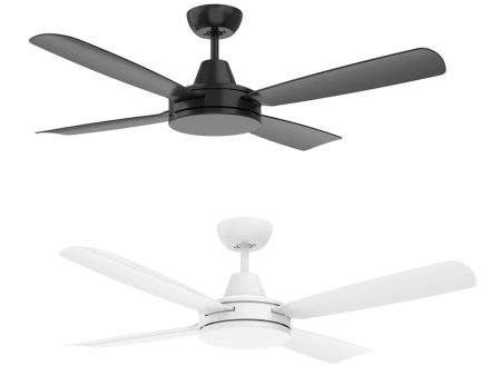 48  Nemoi Lite DC Ceiling Fan Black, White FC700124 Mercator Lighting Discount