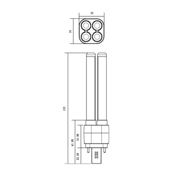 12w LED G24 T40 Stick Globe CCT VBLPL-12W-CCT Fashion