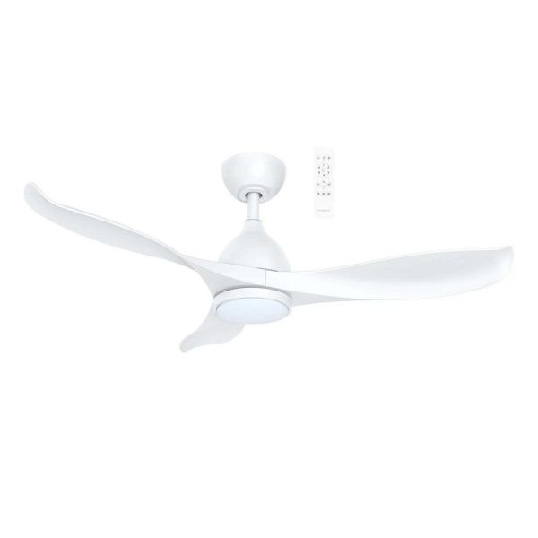 52  Scorpion DC Ceiling Fan Graphite Carbon, Matt Black, Matt White with Light MSDC1333 Martec Lighting Sale