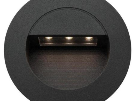 CLEARANCE LED Step Light Round in Black Supply