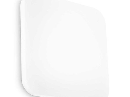 Clara LED Ceiling Light Square 18w in White For Discount