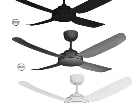 52  Spinika II AC Ceiling Fan Black, Titanium, White SPIN1304XX Ventair For Cheap