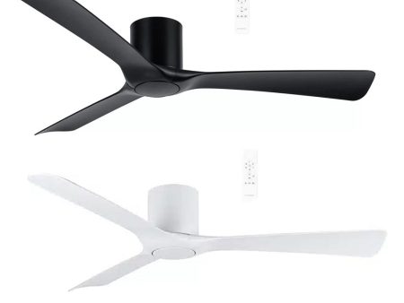 52  Fresno Smart WIFI DC Ceiling Fan Black, White MFDC133 Martec Lighting For Cheap