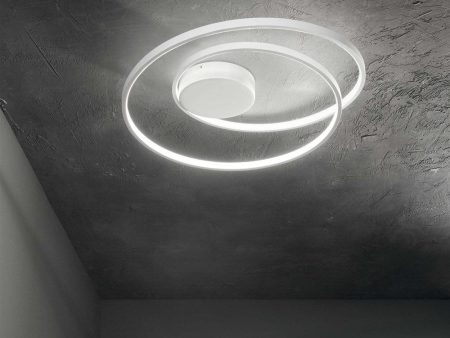 Oz LED Ceiling Light ø600mm in Black, Brushed Brass, White Online now