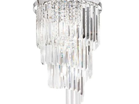 Carlton Ceiling Light 8Lt in Chrome Supply