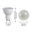 7w LED GU10 Globe Warm White 3000k ECONGU107WF Dimmable Fashion