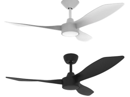 48  Blast DC Ceiling Fan White, Black 60145, 60146 Domus Lighting Cheap