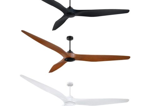 100  Century DC Ceiling Fan Kit Black, Dark Timber, White FC100253KIT Mercator Lighting Supply